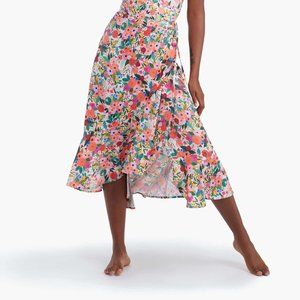 New Size L Summersalt x Rifle Paper Co Wrap Skirt - Garden Party